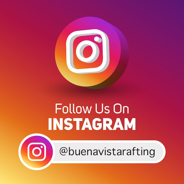 Instagram logo pour Buena Vista Rafting