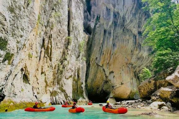 Selection activités sportive dans le Verdon - Journee Aventure Packraft Grand Canyon